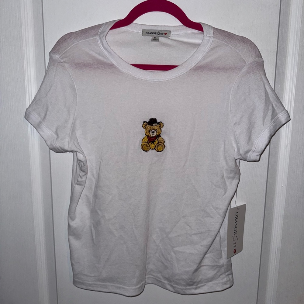 Cowboy bear tee